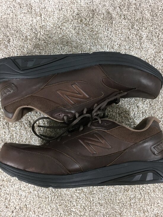 New Balance 928v3 Lace Up Sneakers Mens Size 12 6E Wide Brown Leather MW928BR3 main image 5